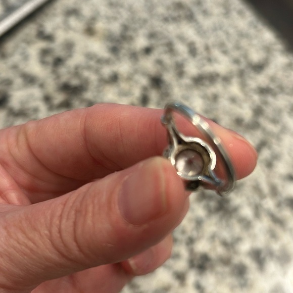 Contessa Di Capri Sterling Silver Ring SIZE 7 - Picture 7 of 9